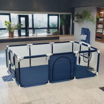 IMBABY Baby Speelpen - Veilig Buitenspeelpark met Basketbal, Verzenden, Nieuw