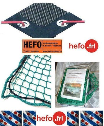 Ook alle maten merk-ZANDOEKEN/ ladingafdeknetten op hefo.frl, Auto diversen, Aanhangwagen-onderdelen, Ophalen, Nieuw