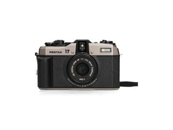 Pentax 17 Analoge Camera - 1 jaar garantie, Ophalen of Verzenden, Zo goed als nieuw, Pentax