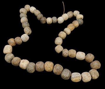 Prehistorisch Been Mammoet-kralenketting (Zonder