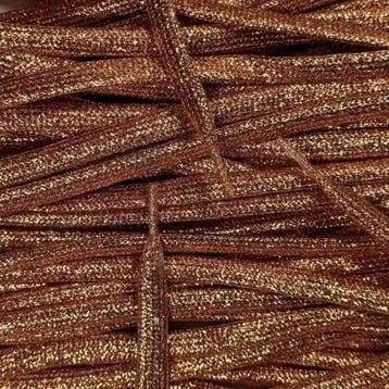 Glitter veters - Brons • 120  cm x 8 mm, Ophalen of Verzenden, Nieuw