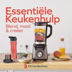 2dekans | KitchenBrothers Blender Met Drinkfles - 1200W -, Ophalen of Verzenden, Gebruikt