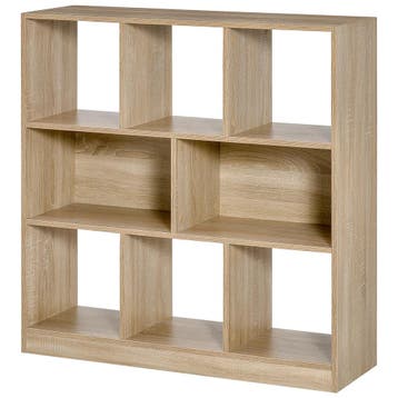 TRUUSK Boekenkast Natuur 3-laags - Opbergrek 97,5x30x100cm -, Verzenden, Nieuw