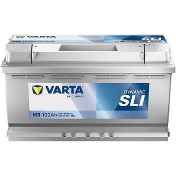 VARTA H3 Dynamic SLI accu | 600 402 083 | 12V 100Ah 830A, Ophalen of Verzenden, Nieuw
