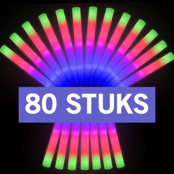 Foamsticks | Lichtstaven 80 Stuks, Nieuw, Geboorte of Huwelijk