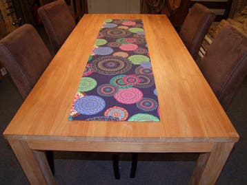 Tafelloper Mandala 40x150 cm - tafelkleed - loper - lopertje, Verzenden, Nieuw, Rechthoek