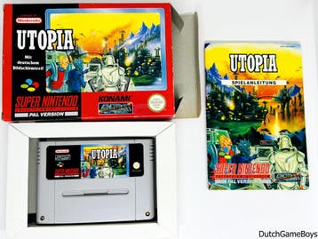 Super Nintendo / Snes - Utopia - NOE, Verzenden, Gebruikt