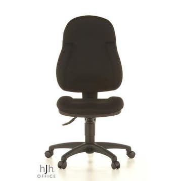 Bureaustoel | Stof | Zwart | Wellpoint 10, Verzenden, Nieuw