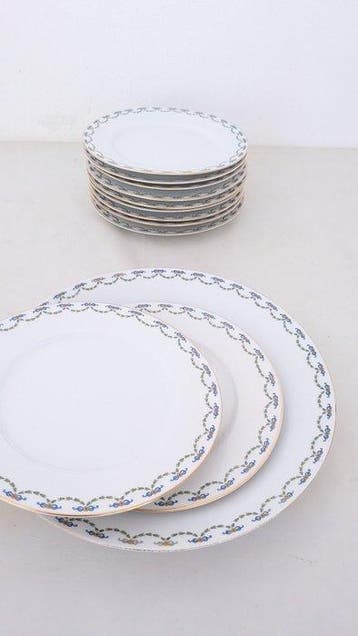 Richard Ginori - Tafelservies (11) - Art Déco - Porselein -