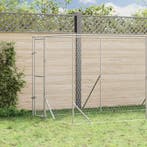 vidaXL Hondenkennel voor buiten 2x10x2 m gegalvaniseerd, Verzenden, Nieuw