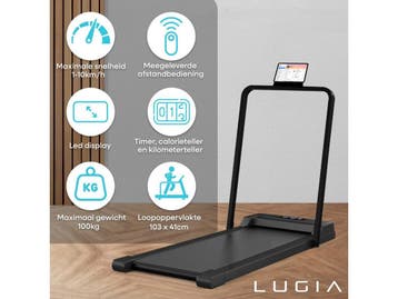 Lugia Fit Plus - Loopband - 1-10 km/u - Inklapbaar -, Verzenden, Zo goed als nieuw