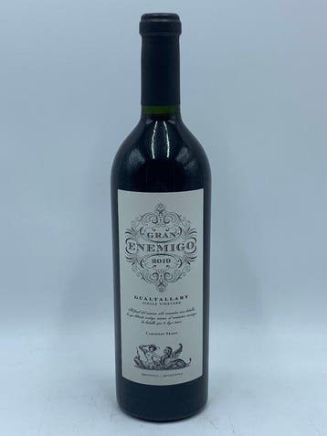 2019 Gran Enemigo Gualtallary Single Vineyard Cabernet Franc, Nieuw