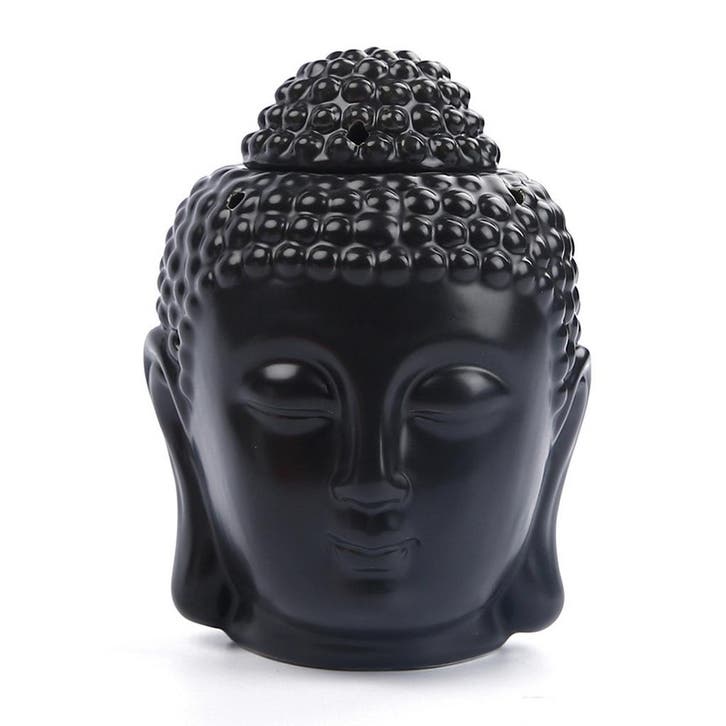 Buddhahoofd Kaarshouder - Keramiek - Waxinelichthouders -, Huis en Inrichting, Woonaccessoires | Kandelaars en Kaarsen, Nieuw