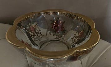 antica cristalleria italiana stile JEWISH CUP di Signoretti
