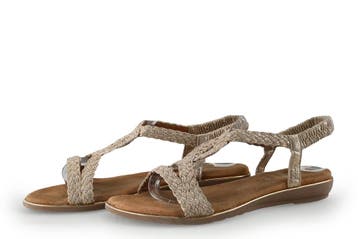 DSTRCT Sandalen in maat 38 Goud, Overige kleuren, Verzenden, DSTRCT, Sandalen of Muiltjes