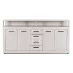 Dressoir  190 cm Breed creme Creme (Dressoirs, Woonkamer), Huis en Inrichting, Kasten | Dressoirs, Verzenden, 150 tot 200 cm, Nieuw