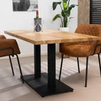 50% Korting: Eettafel Sven eikenhout 140 x 80 cm, Huis en Inrichting, Tafels | Eettafels, Ophalen, Zo goed als nieuw, Rechthoekig