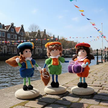 Mini Pietjes - Amigurumi Haken - Haakpret Anja Toonen - Ha, Ophalen of Verzenden, Nieuw