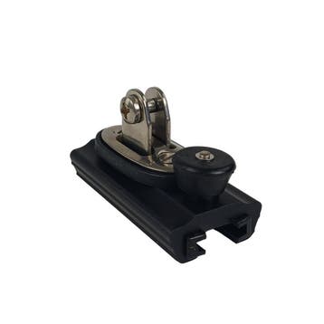 Buiskapbeslag Kar & Dekscharnier 25 mm voor Bimini Rails Alu, Watersport en Boten, Ophalen of Verzenden, Nieuw