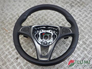 Stuurwiel leer met flippers Mercedes E-Klasse W213, Auto-onderdelen, Verzenden, Gebruikt, Mercedes-Benz