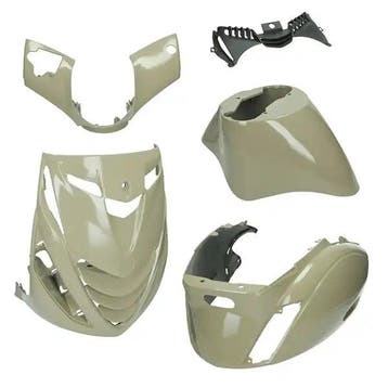 Kappenset – Piaggio Zip – 5-delig - met SP neus – Mocha, Ophalen of Verzenden, Nieuw
