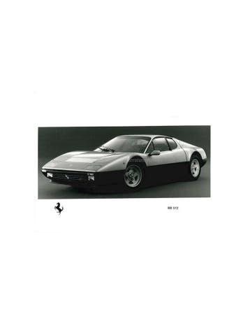 1982 FERRARI PROGRAMMA PERSMAP DUITS, Nieuw, Ferrari, Author