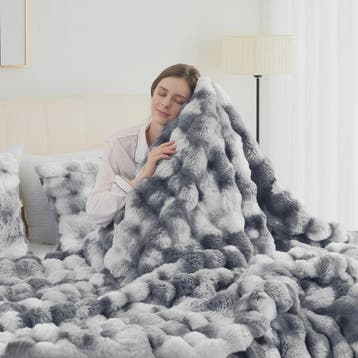 Luxe Nepbont Plaid - Ultra Zacht & Warm, 2.5KG Zwaar, Perfec, Verzenden, Nieuw
