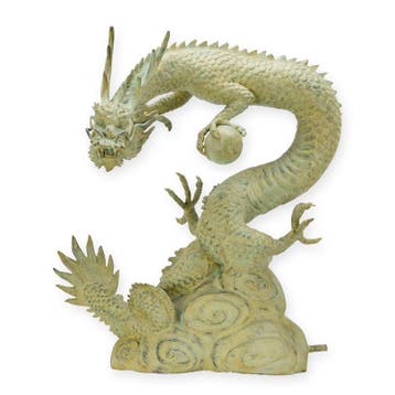 A BRONZE CHINESE DRAGON FOUNTAIN (Beeldjes - Decoratie), Verzenden, Nieuw