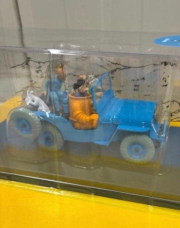 collection Hachette 1/24 - Modelauto - N°4 - La jeep bleue -, Nieuw