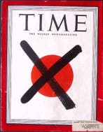 Cover Time Magazine1945 - Japanse vlag met kruis, Verzamelen, Verzenden