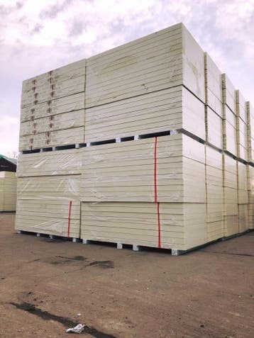 B-keus PIR 2-zijdig aluminium 2400x1200x100mm Rd:4.55 (=2,88, Nieuw, Minder dan 4 cm, Minder dan 5 m²
