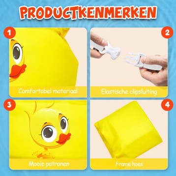 JUST23 Puddle Jumper Gele Eend - Verstelbare Zwembandjes -, Ophalen of Verzenden, Nieuw