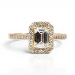 Ring - 18 karaat Geel goud - 1.25ct. tw. Diamant, Nieuw
