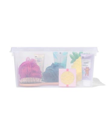 HEMA Opbergbox 14L Madrid transparant 40x30x19, Verzenden, Nieuw