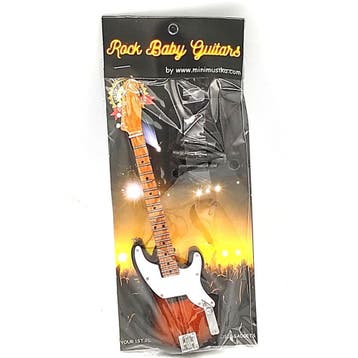Baby miniatuur replica Fender basgitaar - Sting The Police, Ophalen of Verzenden, Nieuw, Pop, Beeldje of Miniatuur