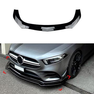 Front Splitter Voor Mercedes A Class V177/W177 Pre-Facelift, Ophalen of Verzenden, Nieuw