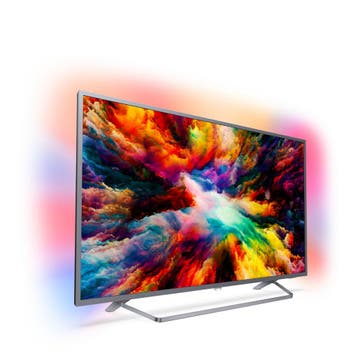 Philips 55PUS7303/12 - 55 inch 4K LED Ambilight Smart TV, Audio, Tv en Foto, Ophalen, Philips, 50 Hz, Zo goed als nieuw