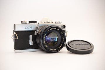 Minolta SR-7 + MC Rokkor 1.7/50mm | Cameralens, Nieuw