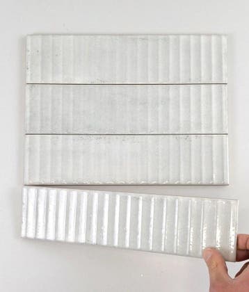 Wandtegel Lichtgrijs 7,5x30cm (Muurtegels, Afbouwmaterialen), Doe-het-zelf en Verbouw, Tegels, Nieuw, 20 tot 40 cm, 10 m² of meer