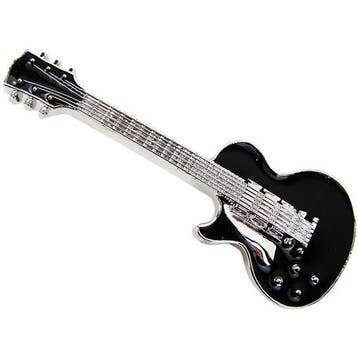 Gitaar Zwart Chroom Riem Buckle/Gesp, Verzenden, Nieuw