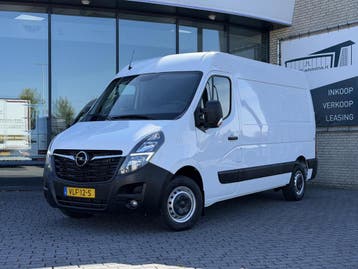 Opel Movano 2.3 Turbo L2H2*A/C*CRUISE*PDC*NAVI*3-PERS.*, Stof, Gebruikt, Euro 6, Wit