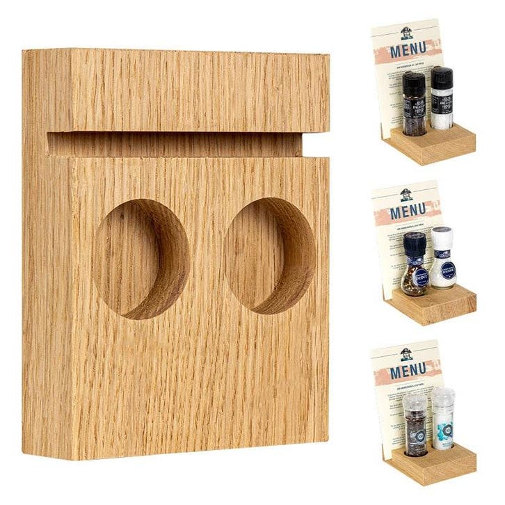 BLOC Solid - Menukaarthouder Eikenhout Ø 44 mm, Diepte 5 mm, Zakelijke goederen, Horeca | Meubilair en Inrichting