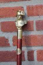 Wandelstok - bronze wood, Antiek en Kunst