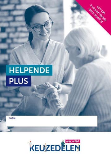 Helpende plus / Keuzedelen 9789037253535, Verzenden, Gelezen