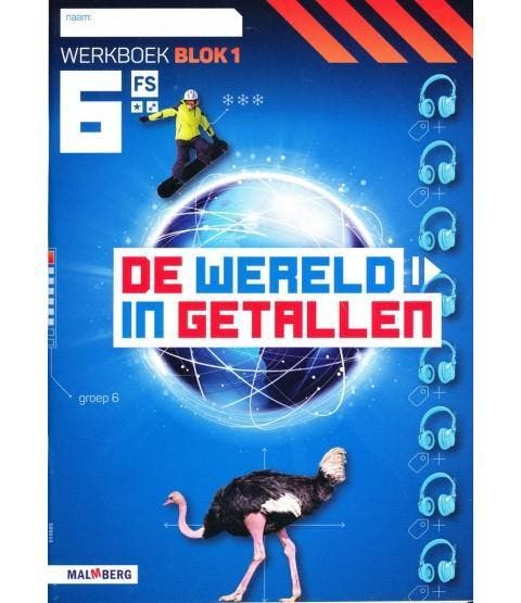 De Wereld in Getallen versie 5 werkboeken groep 6 per stuk, Boeken, Schoolboeken, Nieuw, Ophalen of Verzenden