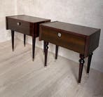 Nachtkastje - Hout - Twee vintage nachtkastjes