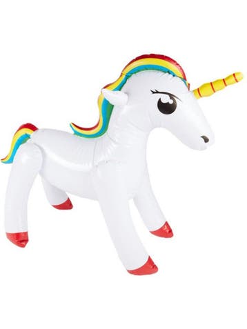 Opblaas Unicorn 90cm, Ophalen of Verzenden, Nieuw