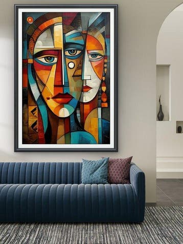 Mrs Art Prime - The Cubism Masterpiece in Picasso Style