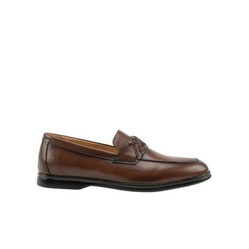 TESTONI - 8 UK - 42 IT - Portofino Loafer Antique Brown, Nieuw