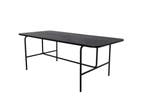 Eettafel - Alvora - 90x200 cm - Zwart - Jörn, Huis en Inrichting, Tafels | Eettafels, Verzenden, Nieuw